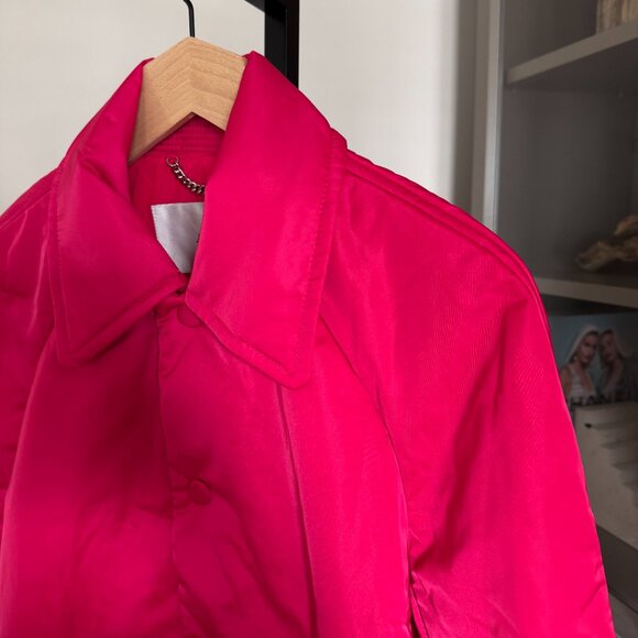 A.L.C. Lincoln Jacket NEW Streamlined Water Resistant Pink Snap Front Small S - Picture 4 of 7